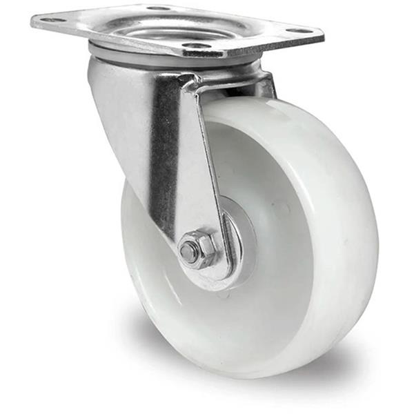 RUEDA GIRAT. POLIP.BLANCO BASIC POPO R1W
