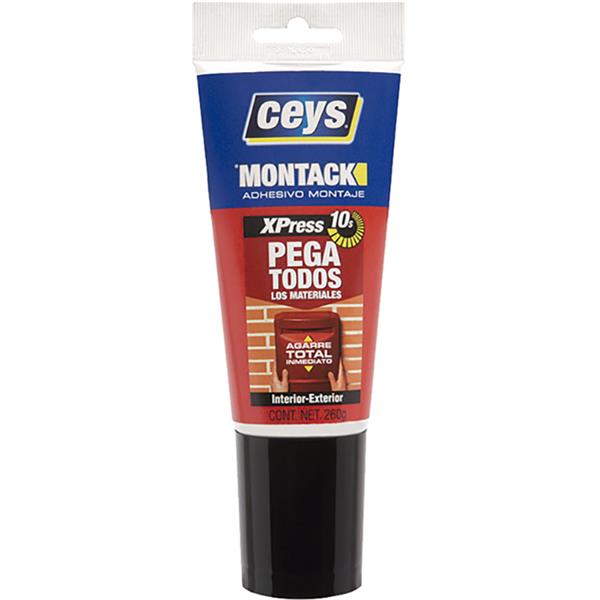 ADHESIVO MONTAJE MONTACK-XPRESS (TUBO) 170ML//260GR  REF.507241 (CEYS)