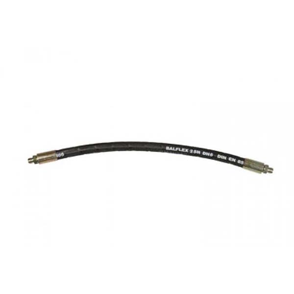 RACOR ENGRASE FLEXIBLE C/BOQUILLA 350MM DOBLE TRENZA ACERO REF.RF350 TF8 (FAHERMA)