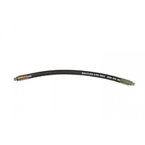 RACOR ENGRASE FLEXIBLE C/BOQUILLA 500MM DOBLE TRENZA ACERO REF.RF500 TF8 (FAHERMA)