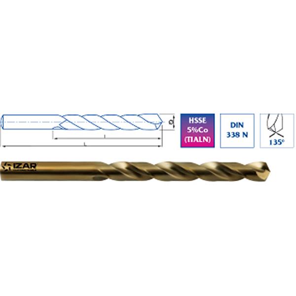 BROCA HSSCO 11.50MM M/CIL. S/CORTA DIN.338N CAT.1016 // 19307 (IZAR)