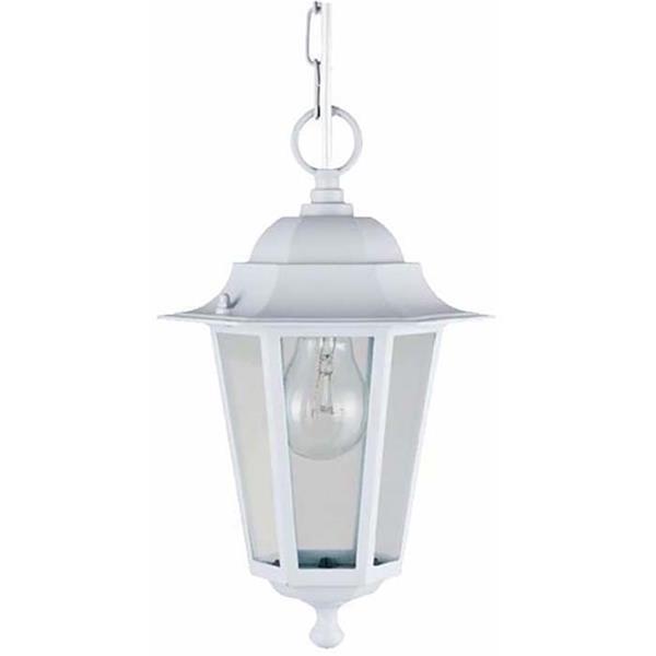 LAMPARA DECORACION COLGANTE MOD. ORLANDO BLANCO E27 60W ILLUX1104W (LUXFORM)