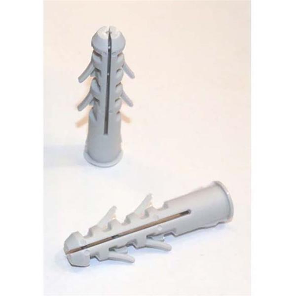 TACOS NYLON-GRIS 6MM TIPO-NVS (NIVEL) 100PZ (NIVEL)