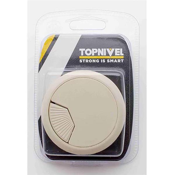 TAPON ELEC 60MM PASACABLE BL NV106195 1 PZ (NIVEL)