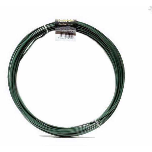 ALAMBRE ACERO PLASTIFICADO VERDE 20MTS (NIVEL)