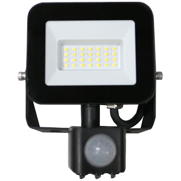 PROYECTOR LED IP44 6500K MET NE SENSOR MOVIMIENTO 20W 1800LM (SONEDAS)