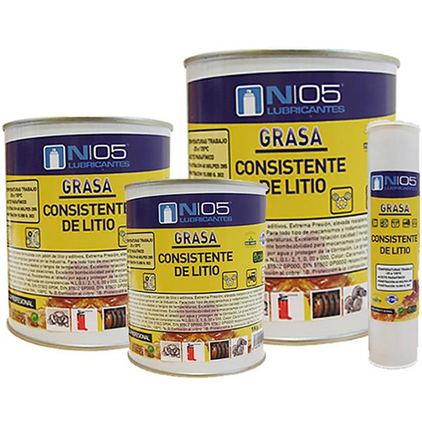GRASA CONSISTENTE DE LITIO CARTUCHO 400ML DIN.51825 REF.NGRA01-04K (N05)